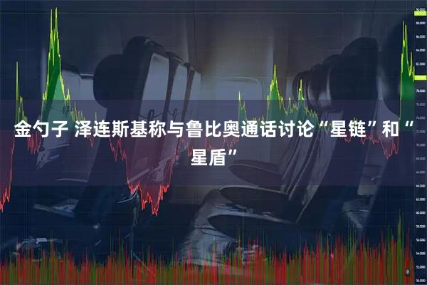 金勺子 泽连斯基称与鲁比奥通话讨论“星链”和“星盾”